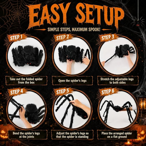 Giant Halloween Spider